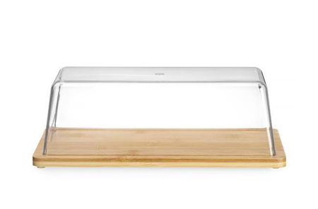 Taca bambusowa z pokrywką, 320x160x(H)110mm  | 523841