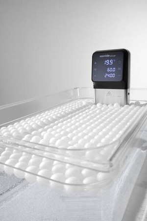 Kulki do gotowania sous-vide – 500 szt., HENDI, biały, ⌀20mm 551998