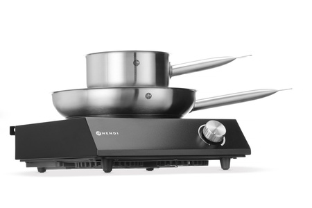 Zestaw: Kuchenka indukcyjna 3500W + rondel + patelnia HENDI 239889
