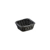 Universal basket in polypropylene, black, GN 1/6 STALGAST 361616