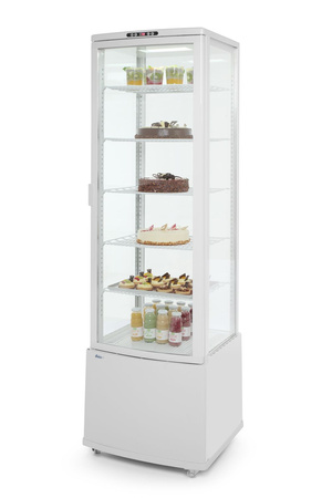 Witryna chłodnicza, 280 litrów, biała HENDI 233696