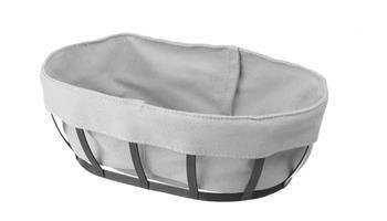 Bread basket with bag oval 250x160x75 mm HENDI 427125