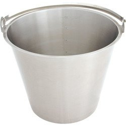 Steel bucket, O 230 mm, V 7 l 091063 STALGAST