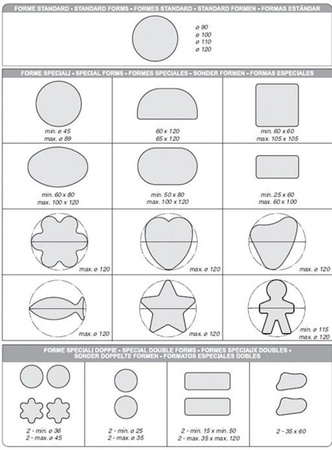 Cylinder z Delrinu CYL-HAMB | do pras do burgerów
