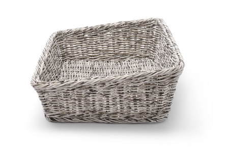 Kosz skośny prostokątny szary melanżowy 400x300x(H)120mm HENDI 426661