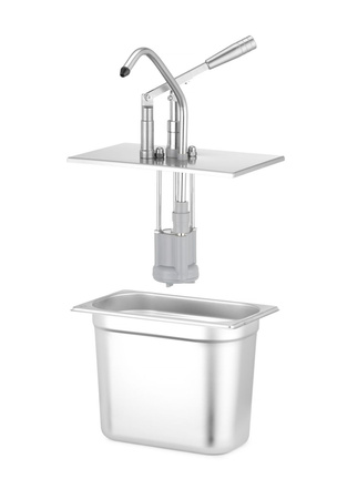 Pokrywa z dyspenserem do pojemników GN, HENDI, GN 1/4, 270x165mm  | 558140