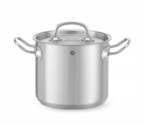 Garnek wysoki z pokrywką Kitchen Line, poj.2,8 l, fi.160x(H)140 mm HENDI 837108