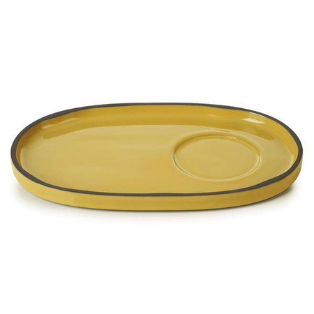 CARACTERE Oval saucer turmeric TOM-GAST code: RV-654005-4