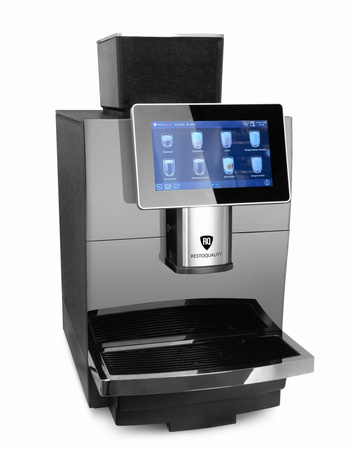 Automatyczny ekspres do kawy RQK2S z ekranem dotykowym | pojemnik 2l | podłączenie do wody | srebrny