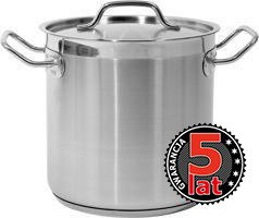 GARNEK WYSOKI Z POKRYWKĄ ZE STALI NIERDZEWNEJ 20x20CM 6,3L | YG-00002