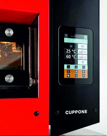 Piec do pizzy elektryczny Cuppone Home HE 400 | jednokomorowy | panel dotykowy | 400x400 mm | HE400/1 TS/FB | niebieski