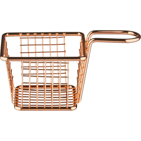 Food serving basket, copper, 100x100x70 mm STALGAST 546064