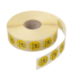 Naklejki Food Safety, jednorazowe - wtorek HENDI 850015