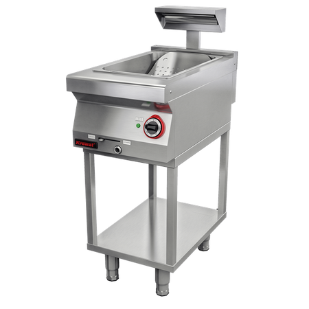 Fries warmer with IR radiant heater on skeleton base 700.PF-1p.T Kromet