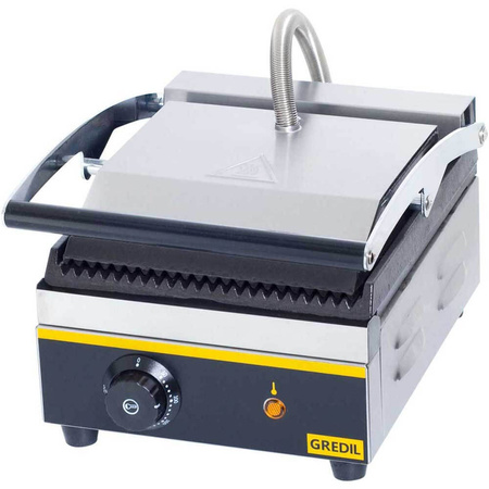 Kontakt grill pojedynczy, Gredil, P 1.8 kW, U 230 V STALGAST 742010