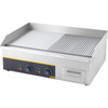 Płyta grillowa 1/2 gładka, 1/2 ryflowana, Gredil, P 3.5 kW, U 230 V STALGAST 745120