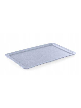 Taca poliestrowa gładka GN 1/1 granit - 530x325 mm HENDI 876619