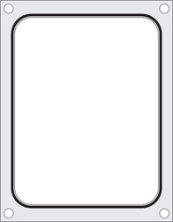 Matryca do zgrzewarki Hendi na tackę bez podziału 227x178 mm HENDI 805572