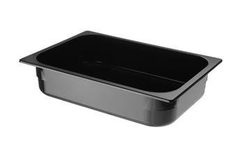 Polycarbonate ice cream tray black 360x250x(H)80, 5 l HENDI 807071