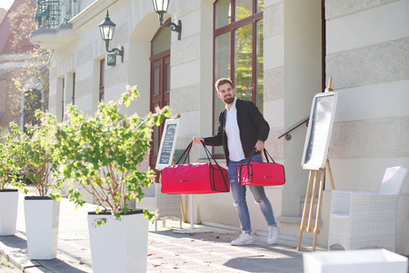 Torba do pizzy - 4 kartony 450x450 mm HENDI 709818