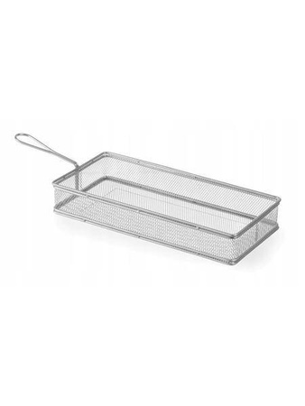 Rectangular fried snack basket 275x130x45 mm HENDI 426456