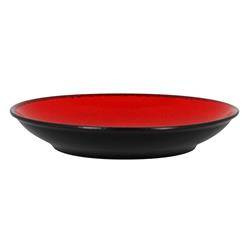 FIRE Deep plate, round 28 cm red TOM-GAST code: R-FRNNDP28RD-12