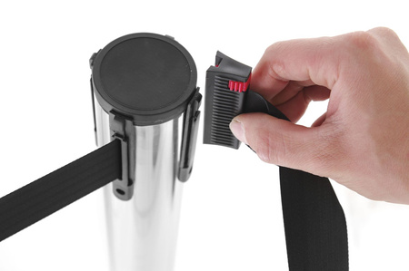 Słupek odgradzający z taśmą HENDI 810422