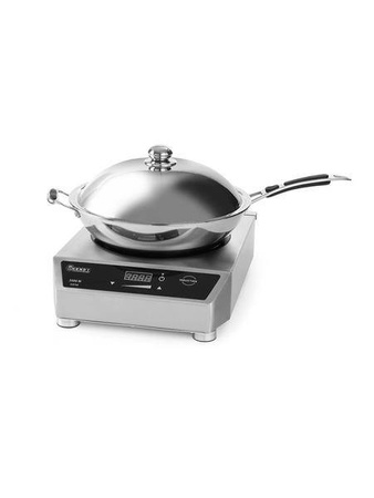 Wok indukcyjny model 3500 (239766) + patelnia indukcyjna Wok (23 HENDI 239681