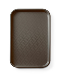 Taca fast food z polipropylenu GN 1/1, AmerBox, GN 1/1, brązowy, 530x325x(H)20mm 878583