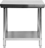 CENTER FOLDING TABLE WITH SHELF 800×600×H850 | YG-09000