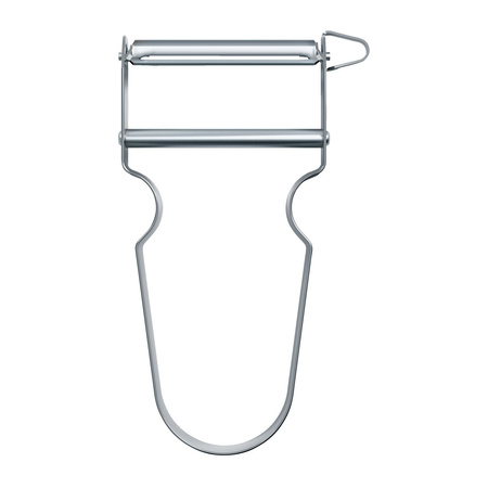 Victorinox obieraczka STAR, rękojeść Inox, ostrze gładkie, srebrna | HENDI 6.0912