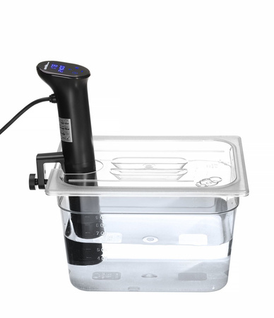 Pokrywka do pojemników GN z poliwęglanu z wycięciem na sous vide HENDI 864210