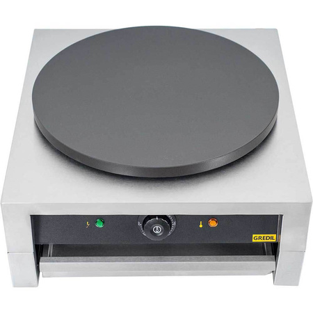 Naleśnikarka, płyta żeliwna z powłoką ceramiczną, Gredil, P 3 kW, U 230 V STALGAST 772281