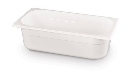 HENDI 862568 GN1/3-150 white polycarbonate container