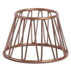 Copper round base h.10 cm copper TOM-GAST code: V-7501