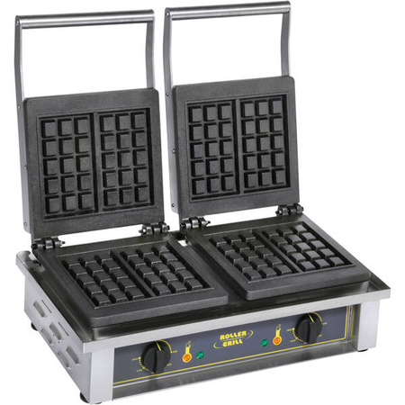 Double waffle iron, BRUSSELS design, P 2 x 1.6 kW STALGAST 777222