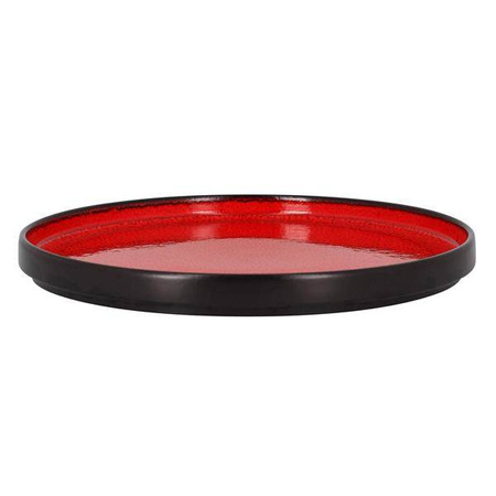 FIRE Flat plate, round 27 cm red TOM-GAST code: R-FRNOLD27RD-6