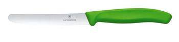 Victorinox Swiss Classic Tomatenmesser, abgerundete Spitze, Wellenschliff, 11 cm, HENDI grün 6.7836.L114