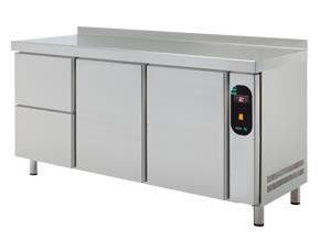 Stół chłodniczy bez agregatu z szufladami 700 mm GN 1/1 ESSENZIAL LINE ETP-7-147-22 R D