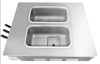 Maszyna do lodów włoskich | automat do lodów soft | 2 smaki + mix | 2x10 l Resto Quality RQMB40N