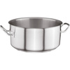 Low pot without lid, steel, O 200 mm, V 2.5 l STALGAST 013201