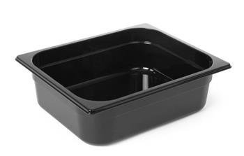 GN1/2-200 container in black polycarbonate HENDI 862407