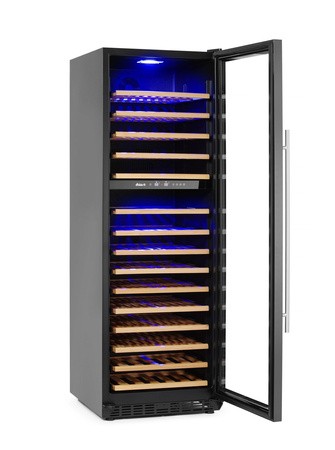 Lodówka do wina 2-strefowa, 160 butelek | HENDI 237595
