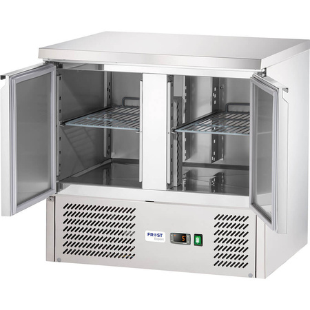 Stół chłodniczy 2 drzwiowy, agregat na dole, Frost, GN 1/1, V 180 l STALGAST 835029