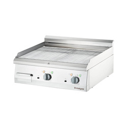 Elektrogrillplatte, verchromt, geriffelt, P 8,1 kW, U 400 V STALGAST 9737200