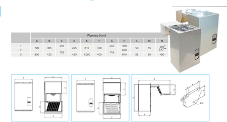 Agregat do komory chłodniczej | RQMZHU/04S1 | RESTO QUALITY RQMZHU/04S1