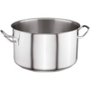 Medium pot without lid, steel, O 200 mm, V 3.8 l STALGAST 012201