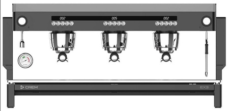 Ekspres do kawy 3-grupowy EX3 3GR B PID Smartsteam | 4,35 kW | Top Version