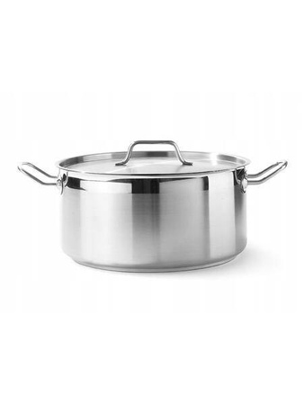 Low pot with lid Profi Line, capacity.12 l, fi.320x(H)150 mm HENDI 830604