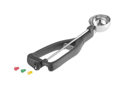 Gałkownica dla leworęcznych, Stöckel, 1/30, czarny, ⌀49x(H)mm 755204